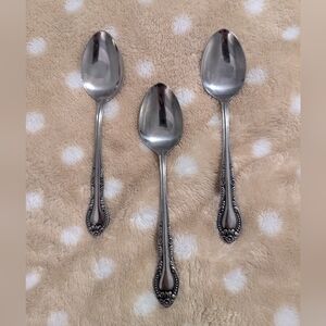 Oneida Louisiana Set of 3 Spoons Community Stainless Flatware